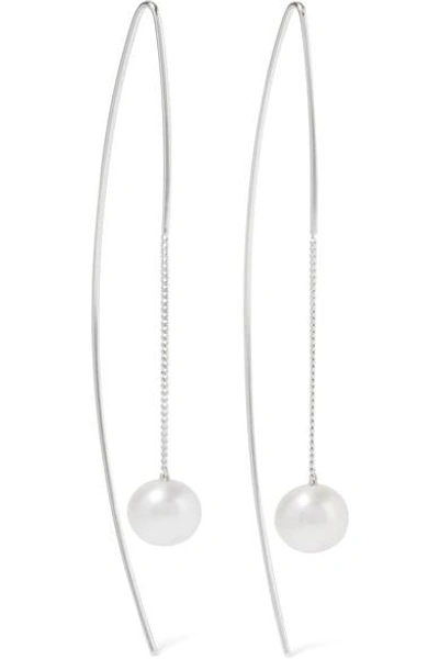 Chan Luu Silver Pearl Earrings