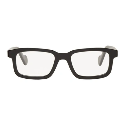 Moncler Black Ml5004 Glasses In 001shinyblk