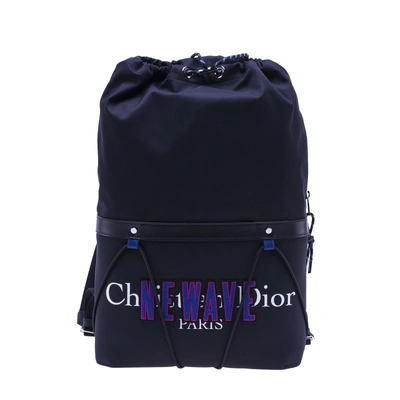Dior Newave Backpack In Black Mix