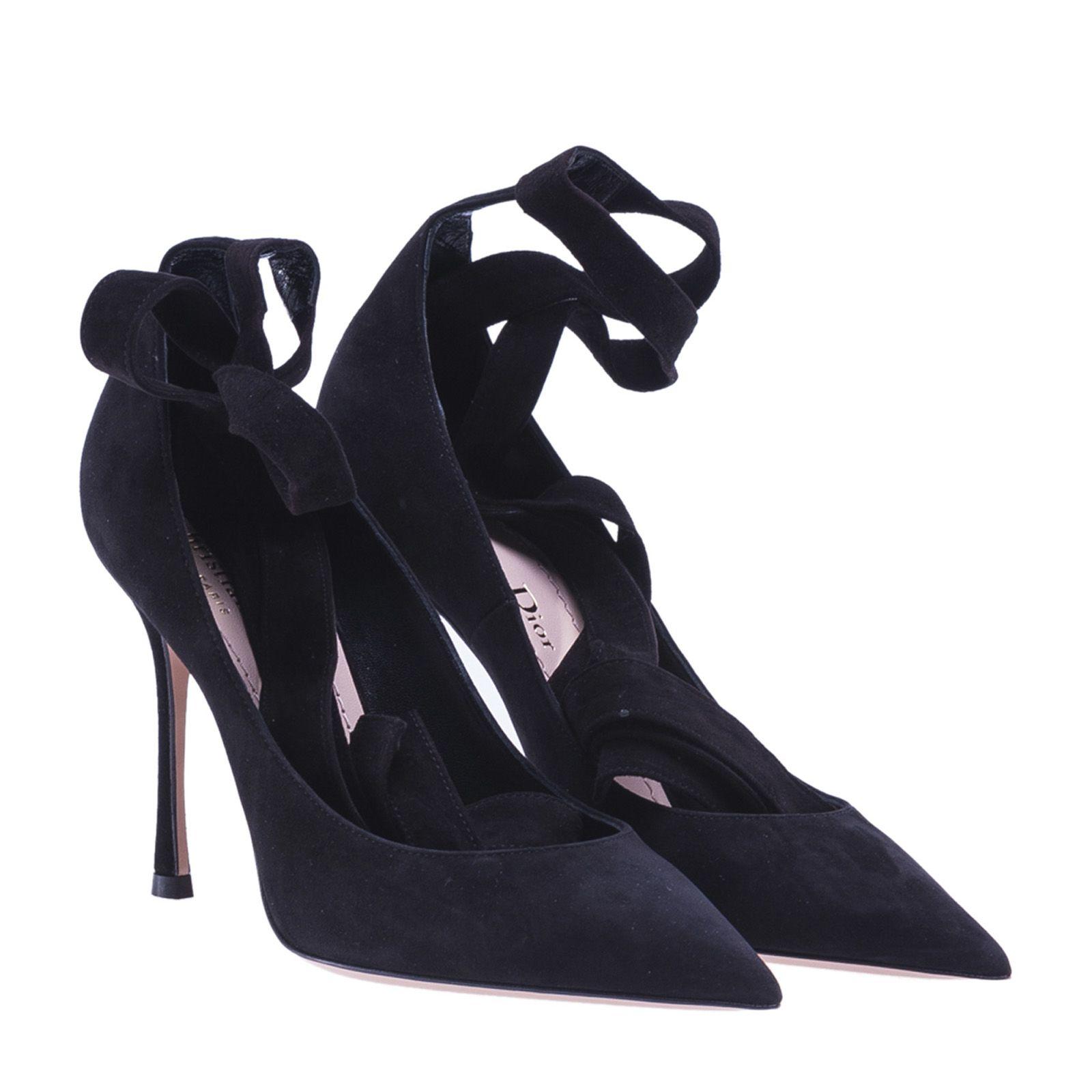 Dior Laceup Pumps In Black ModeSens