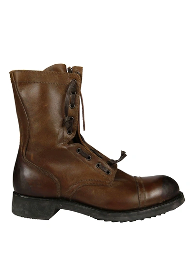 Maison Margiela Classic Boots In Brown