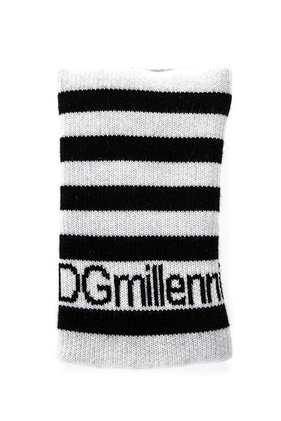 Dolce & Gabbana #dgmillenials Knitted Sweatband In Black White