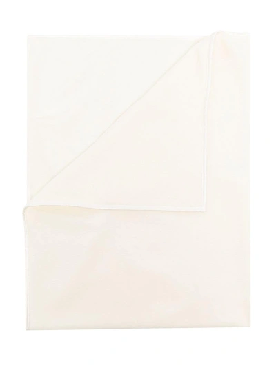 N•peal Organic Cashmere Blanket In White