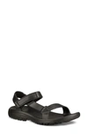 Teva Hurricane Drift Water Friendly Sandal In Black Fabric