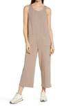 Mwl Madewell  Superbrushed Pull-on Jumpsuit In Telluride Stone