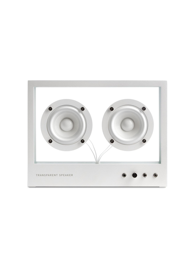 Transparent Small  Speaker - White