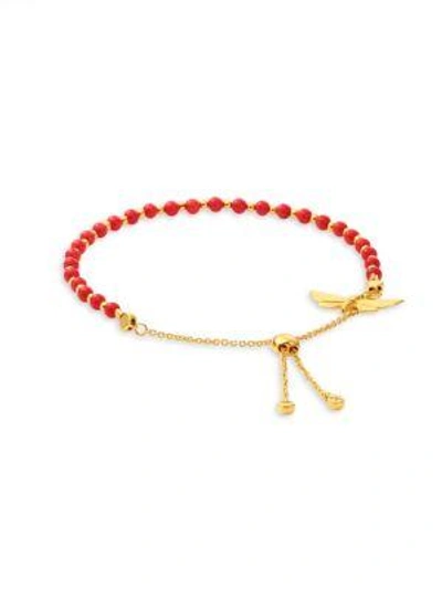 Astley Clarke Biography Sea Bamboo Moth Kula Bracelet In Red