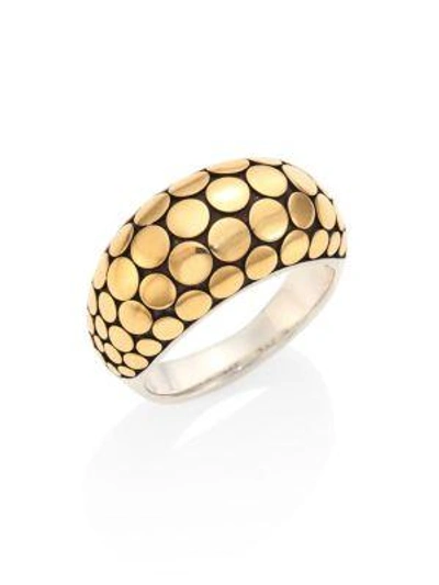 John Hardy Dot 18k Yellow Gold & Sterling Silver Ring