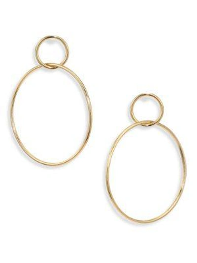 Jules Smith Circle Hoop Earrings/1.75" In Gold