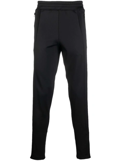 Moschino Black Double Question Logo Track Pants