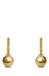 David Yurman Solari Hoop Earrings In 18k Yellow Gold