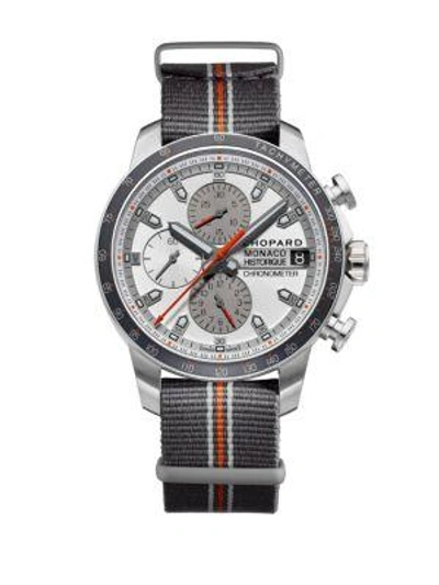 Chopard Grand Prix De Monaco Historique 2016 Race Edition Titanium & Stainless Steel Chronograph Watch In Grey