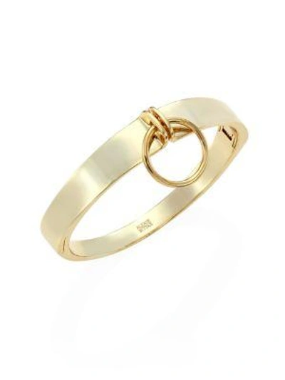 Alexis Bittar Elements Lady O Hinge Bangle In Gold