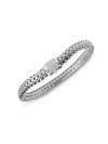 John Hardy Women's Classic Chain Diamond & Sterling Silver Small Bracelet