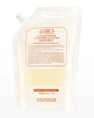Kiehl's Since 1851 33.8 Oz. (1l) Grapefruit Body Cleanser Refill Pouch