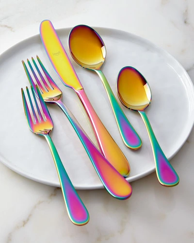 Mepra 5-piece Stainless Steel Flatware Place Setting In Silver