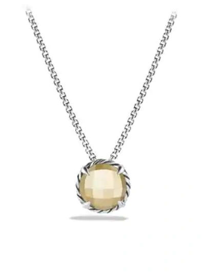 David Yurman Women's Châtelaine Pendant Necklace In Gold Dome