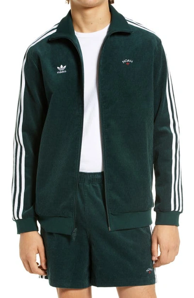 Adidas Originals Men's Noah Corduroy Track Jacket In Green