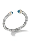 David Yurman Women's Cable Classics Bracelet With Gemstones & 14k Yellow Gold In Abt