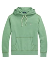 Polo Ralph Lauren Cotton Blend Fleece Solid Classic Fit Hoodie In Outback Green