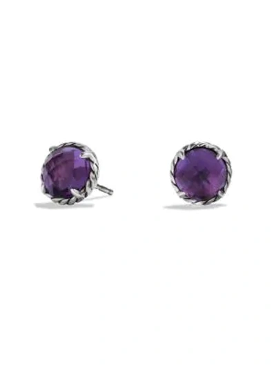 David Yurman Women's Châtelaine Gemstone Earrings In Amethyst
