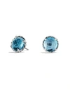 David Yurman Women's Châtelaine Gemstone Earrings In Blue Topaz