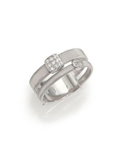Marco Bicego Masai Diamond & 18k White Gold Ring