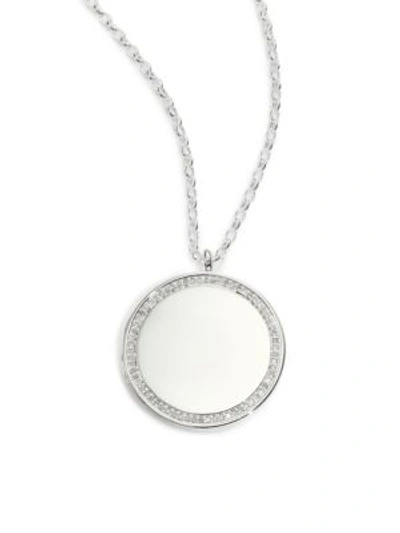 Astley Clarke Cosmos Diamond & Sterling Silver Medium Locket Necklace