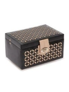 Wolf Chloe Small Leather Jewelry Box In Black