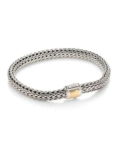 John Hardy Women's Classic Chain Hammered 18k Bonded Yellow Gold & Sterling Silver Small Bracelet