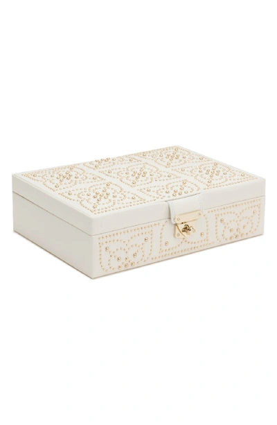 Wolf 'marrakesh' Flat Jewelry Box - Ivory In Cream