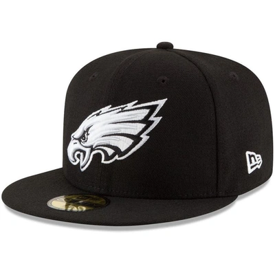 New Era Black Philadelphia Eagles B-dub 59fifty Fitted Hat