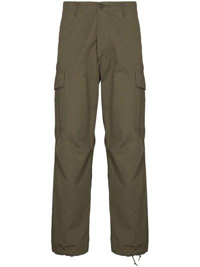 Orslow Six Pocket Vintage Cargo Trousers In Green