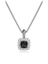 David Yurman Women's Albion Petite Pendant Necklace With Gemstone & Diamonds In Black Onyx