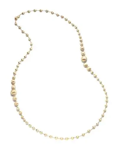 Marco Bicego Women's Africa 18k Yellow Gold Long Ball Necklace