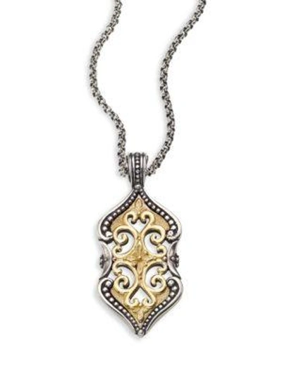 Konstantino Hebe 18k Yellow Gold & Sterling Silver Pendant In Silver-gold