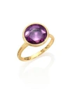 Marco Bicego Women's Jaipur Amethyst & 18k Yellow Gold Medium Stackable Ring In Gold Amethyst