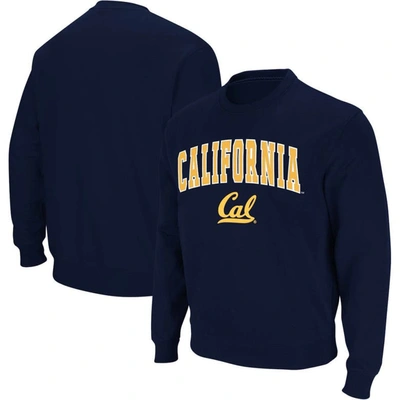 Colosseum Men's Navy Cal Bears Arch Logo Crew Neck Sweatshirt