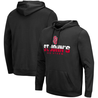 Colosseum Men's Black St. Johns Red Storm Lantern Pullover Hoodie