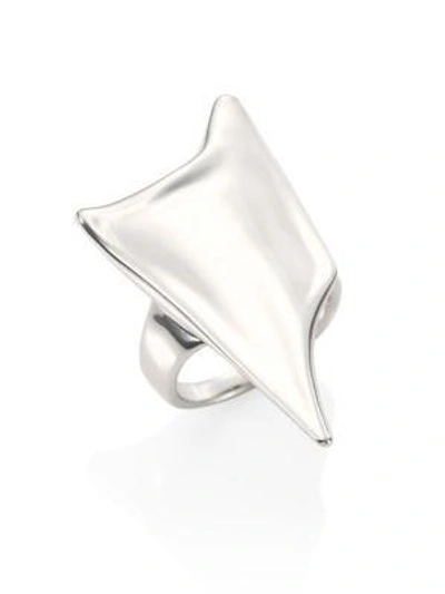 Alexis Bittar Elements Liquid Thorn Ring In Silver
