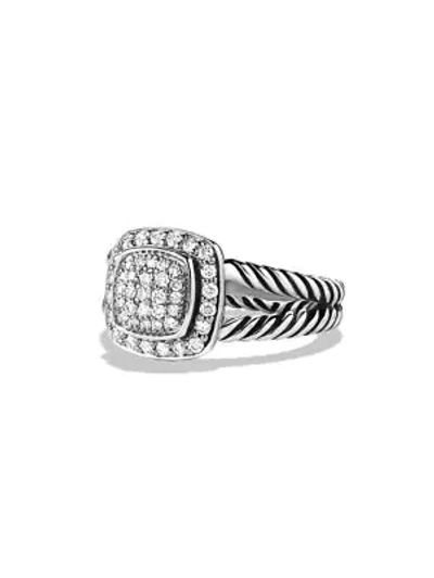 David Yurman Women's Albion Petite Ring With Gemstone & Diamonds In Pave Diamonds