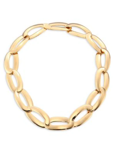 Vhernier Olimpia 18k Rose Gold Oval-link Chain Necklace
