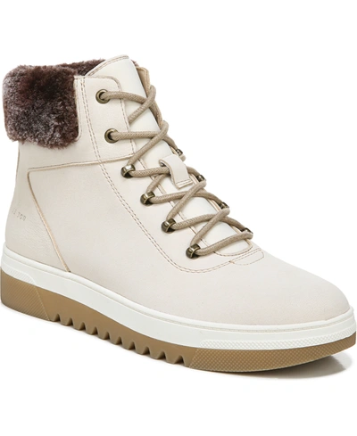 Dr. Scholl's Original Collection Women's Gear Up Booties Women's Shoes In White Leather/fabric