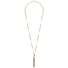 Vetements Powder Brass Necklace In Gold