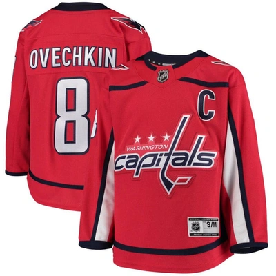 Zzdnu Outerstuff Kids' Youth Alexander Ovechkin Red Washington Capitals Home Premier Player Jersey