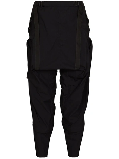 Acronym Encapsulated Cargo Trousers In Black