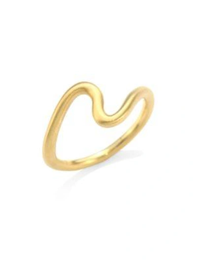 Carelle Brushstroke 18k Yellow Gold N° 2 Ring