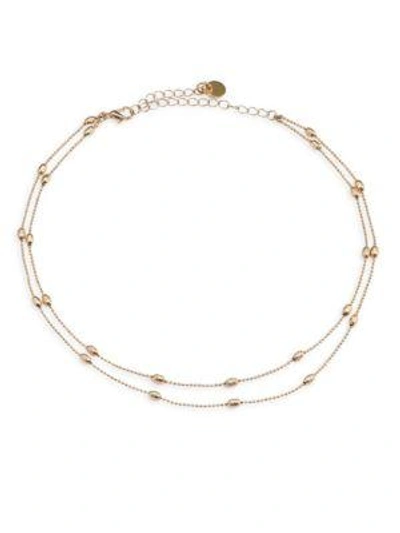Jules Smith Aiden Double-strand Choker In Gold