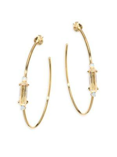 Jules Smith Leilani Hoop Earrings/2" In Gold