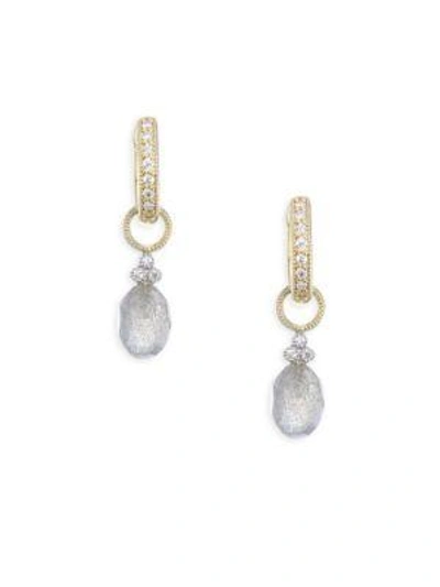 Jude Frances Provence Champagne Briolette Diamond & Labradorite Earring Charms